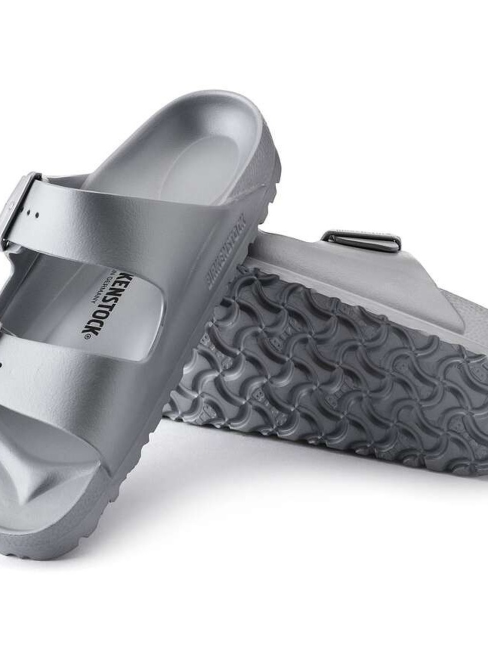 Birkenstock EVA Arizona Essentials Silver Size 6 - NEW - Picture 3 of 7